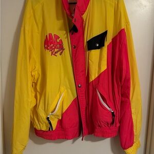 Yellow and Red Racing Jacket